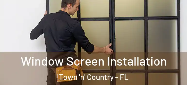 Window Screen Installation Town 'n' Country - FL